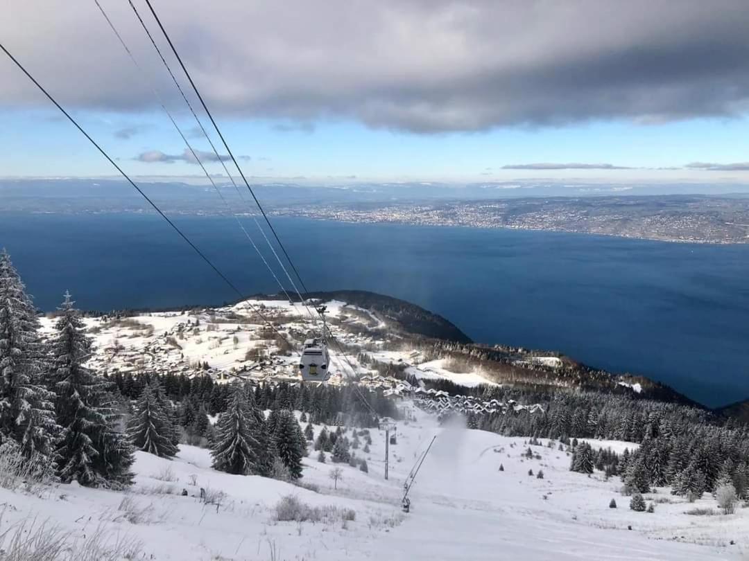 Votre Studio Balneo Bien-Etre A La Montagne Thollon-les-Memises Exteriör bild