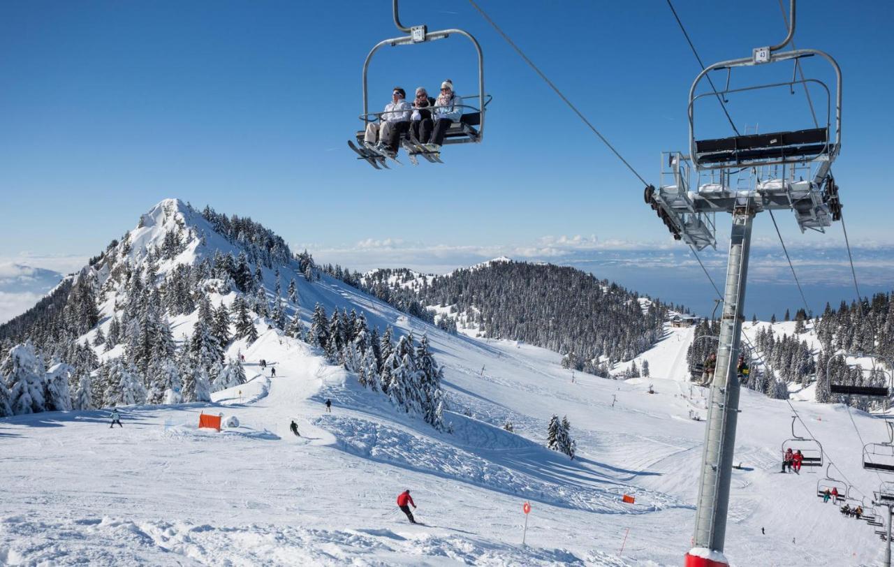 Votre Studio Balneo Bien-Etre A La Montagne Thollon-les-Memises Exteriör bild
